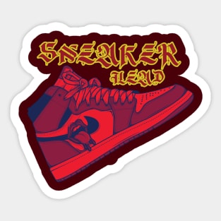 Sneaker Head pop style Sticker